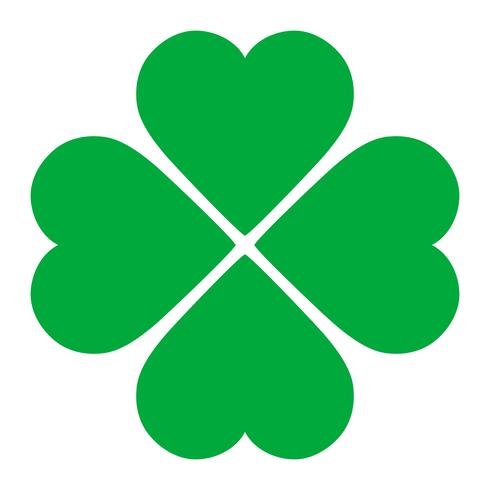 Glücklicher irischer Klee für St Patrick Tag vektor