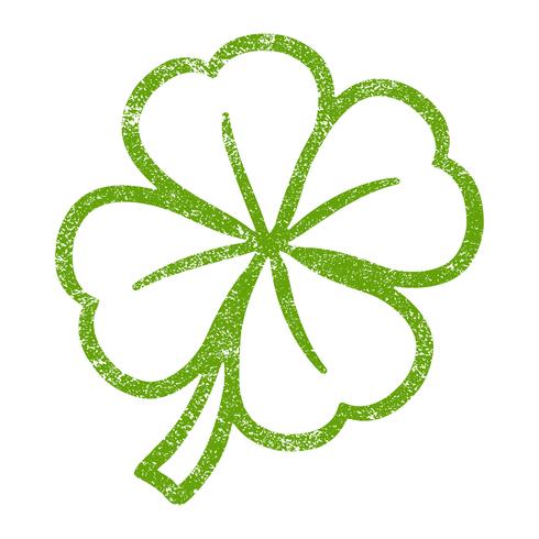 Glücklicher irischer Klee für St Patrick Tag vektor