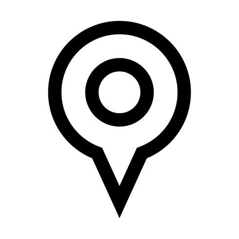 Geo Location Pin-Vektor-Symbol vektor