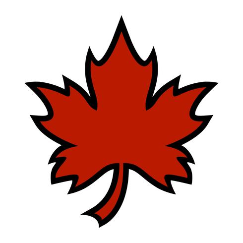 Autumn Maple Leaf-Vektor-Logo vektor