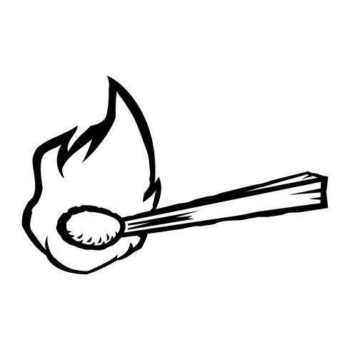 Spiel Flamme Vektor Icon