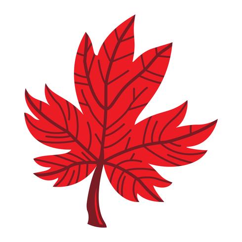 Autumn Maple Leaf-Vektor-Logo vektor