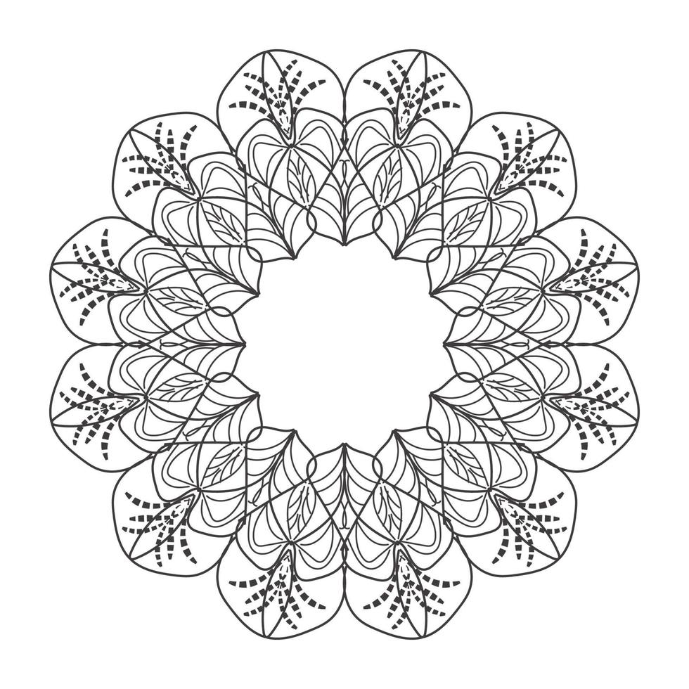Mandala lyx design vektor