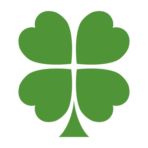 Glücklicher irischer Klee für St Patrick Tag vektor