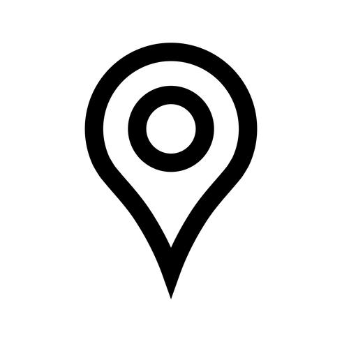 Geo Location Pin-Vektor-Symbol vektor