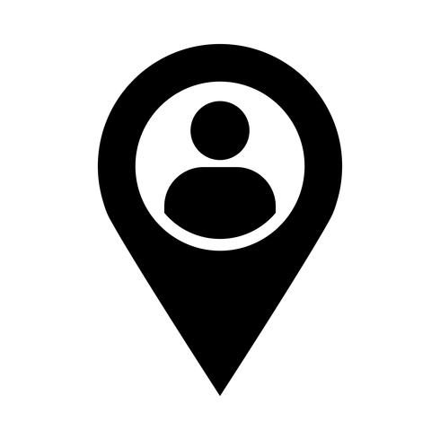 Geo Location Pin-Vektor-Symbol vektor