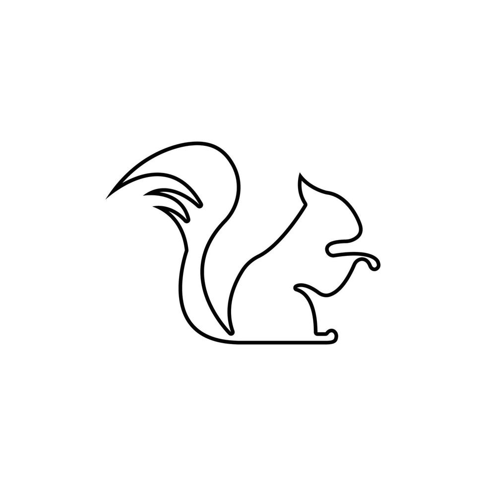 ekorre symbol illustration vektor ikon bakgrund
