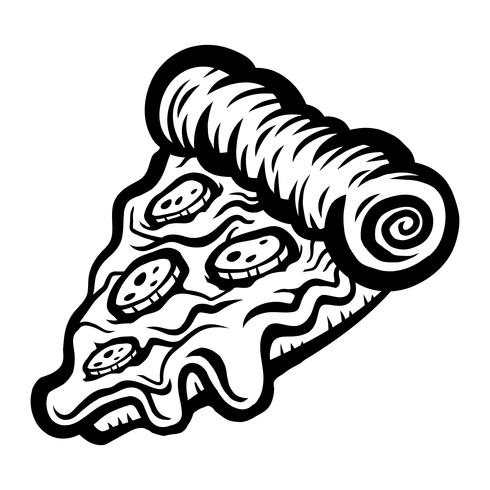 Pizza Slice Vektor Icon