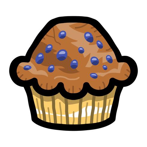 Muffin vektor