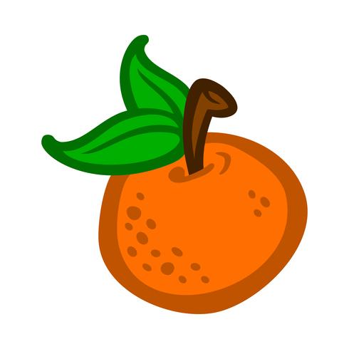 Orangenfrucht Illustration vektor