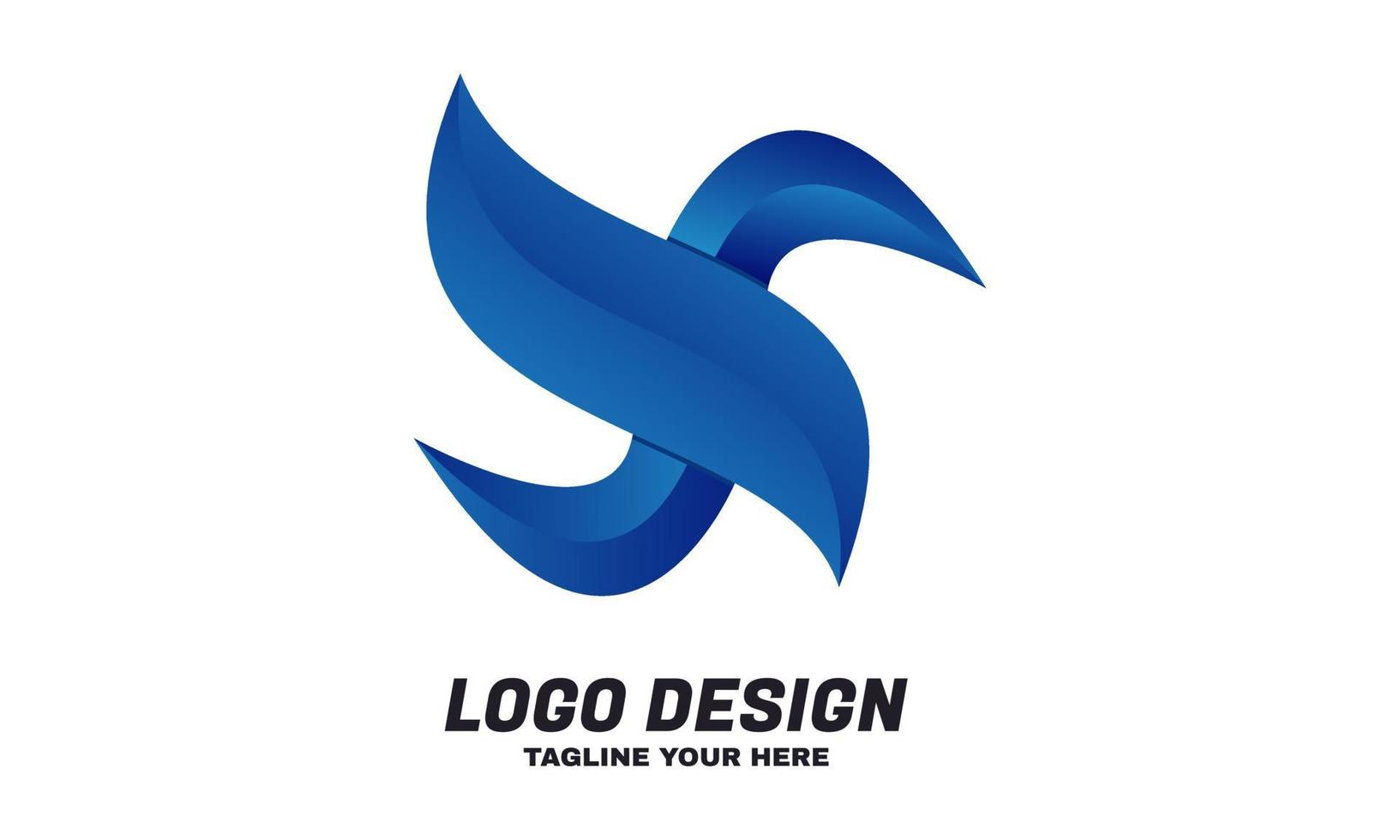 Aktienvektor digital für Firmen- oder Geschäftsdesign-Logo-Vorlagenvektor vektor