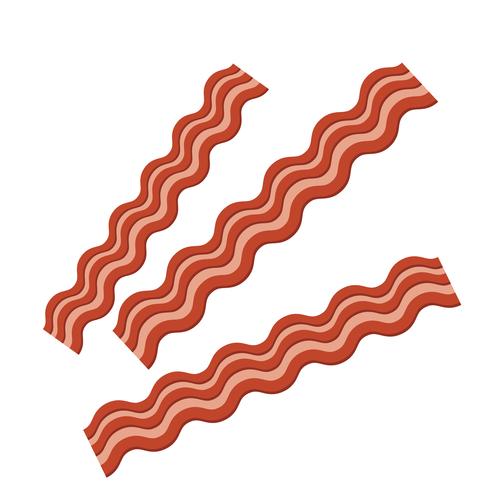 Bacon vektor ikon