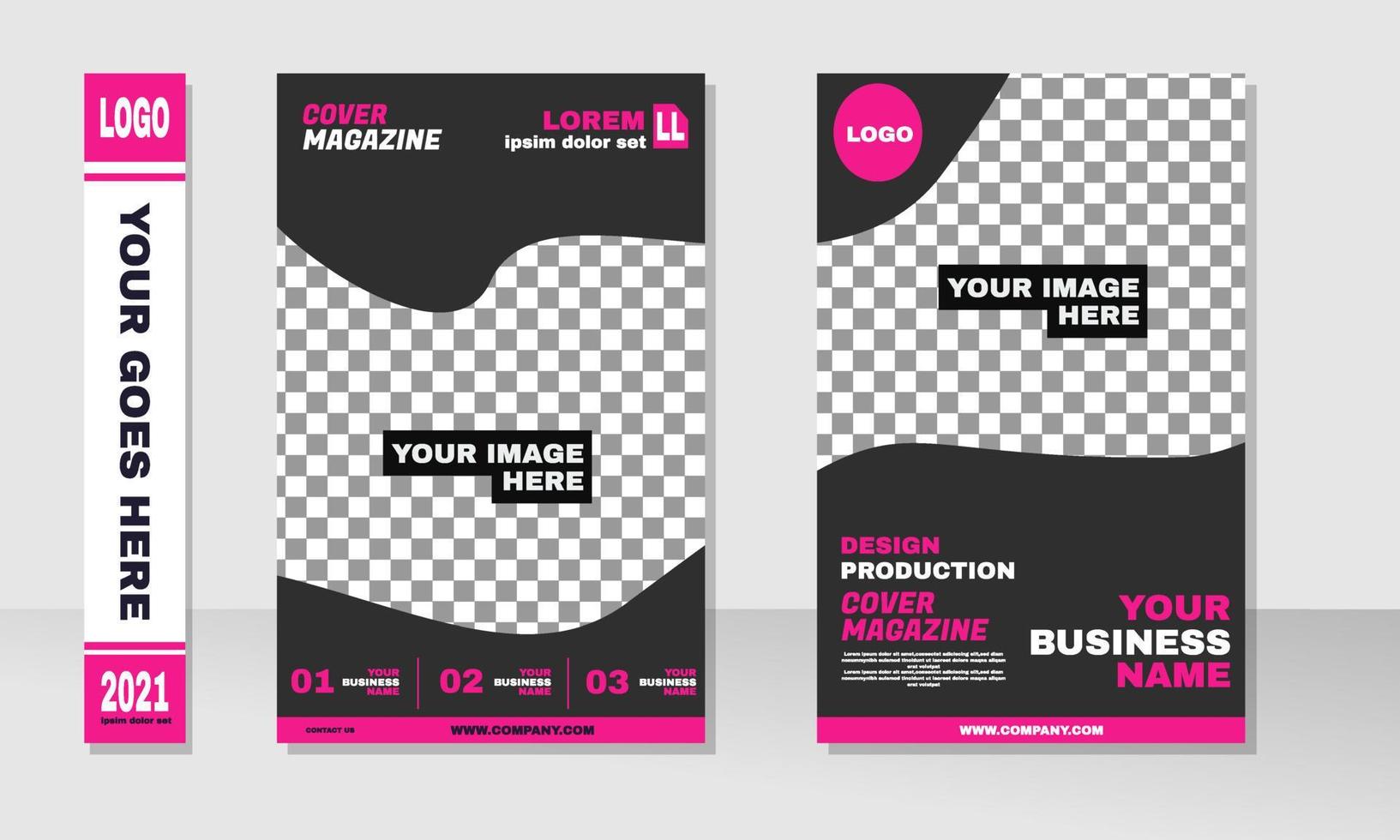 Stock Abstract Design Jahresbericht Cover Vektor Vorlage Broschüren Flyer Präsentationen Design Cover Magazin Teil 1