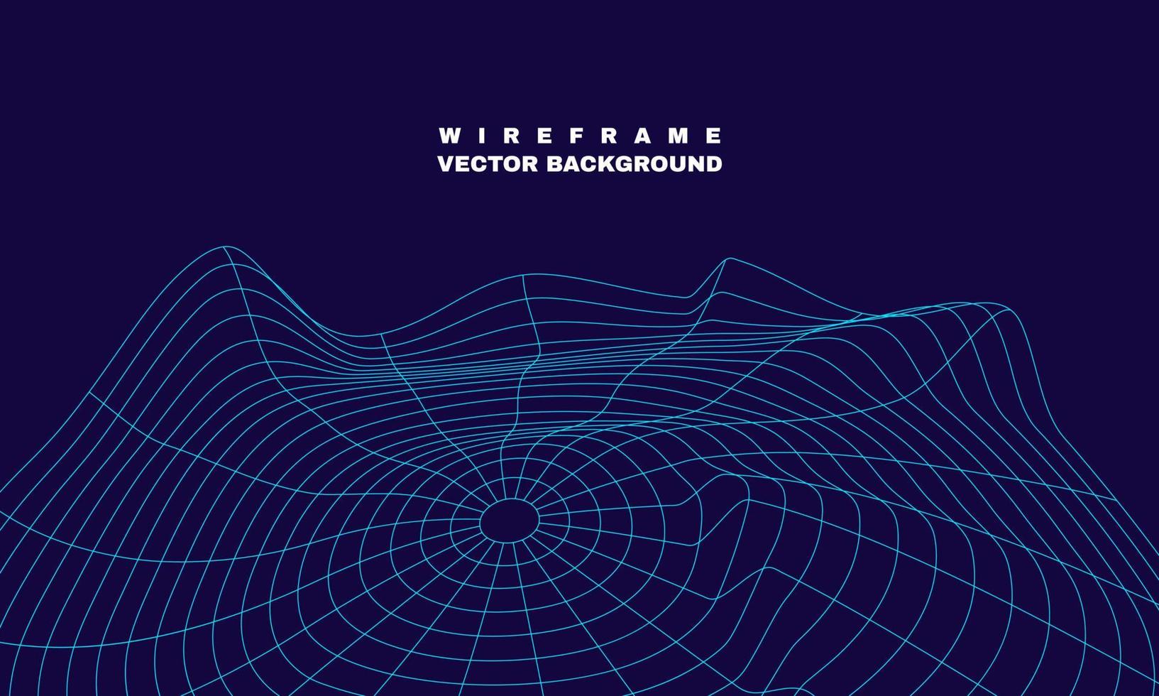 lager vektor abstrakt wireframe landskap cyberrymden teknologi wireframe bakgrund vektor del 1