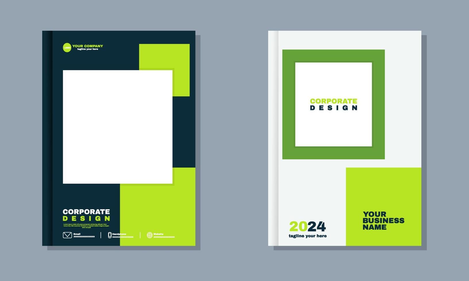 kreatives Corporate Book Cover Design Vektor a4 bunt