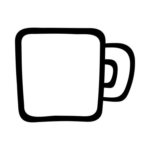 Kaffee trinken Vektor Icon