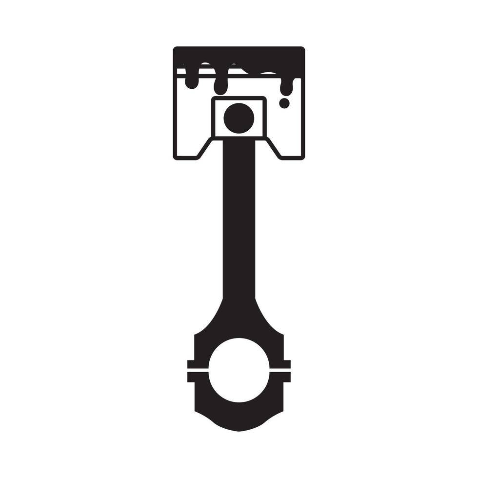 kolv form med olja logotyp symbol ikon vektor grafisk design illustration
