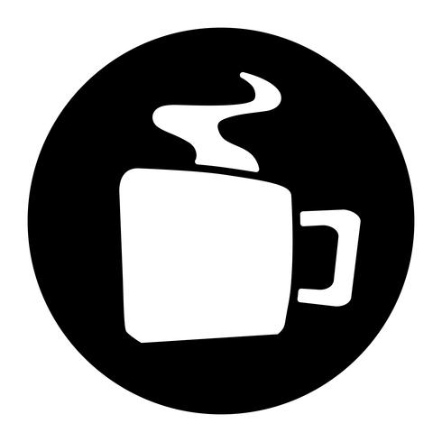 Kaffedryck vektorikonen vektor