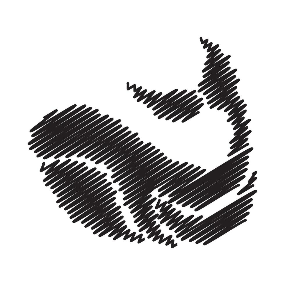 skizzieren sie fisch säugetier orca wal logo vektor symbol symbol design grafik illustration