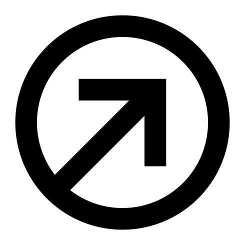 Pfeilsymbol vektor