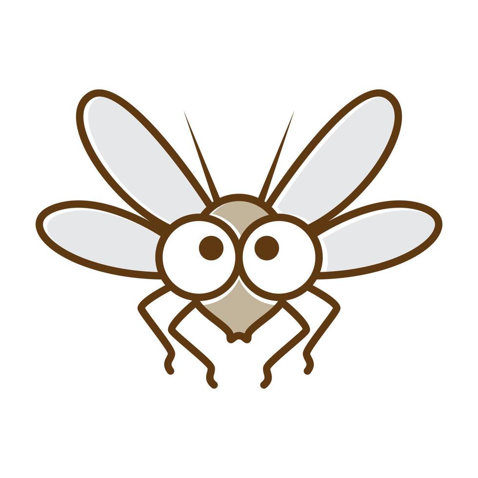 Tier Insekt Honig Biene Fliege Logo Design Vektor Symbol Symbol Illustration