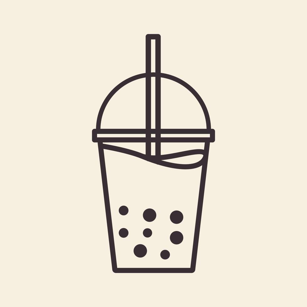 glas modern drink bubbla linjer logotyp symbol vektor ikon grafisk design illustration