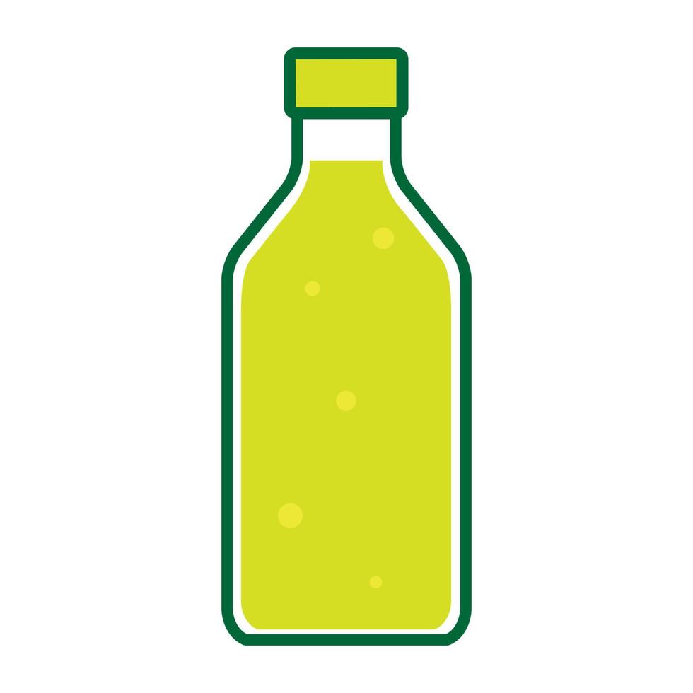 abstrakt färsk citron flaska logotyp vektor ikon illustration design