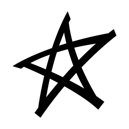 Stern-Vektor-Symbol vektor