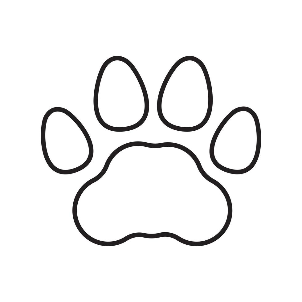 tass - hund tass ikon design vektor. vektor