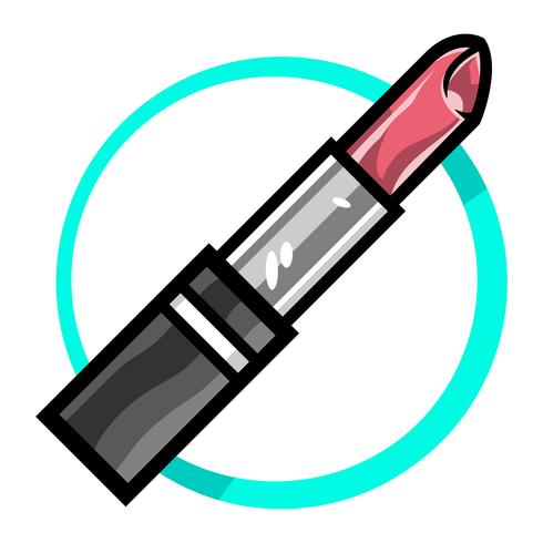 Lippenstift-Vektor-Symbol vektor