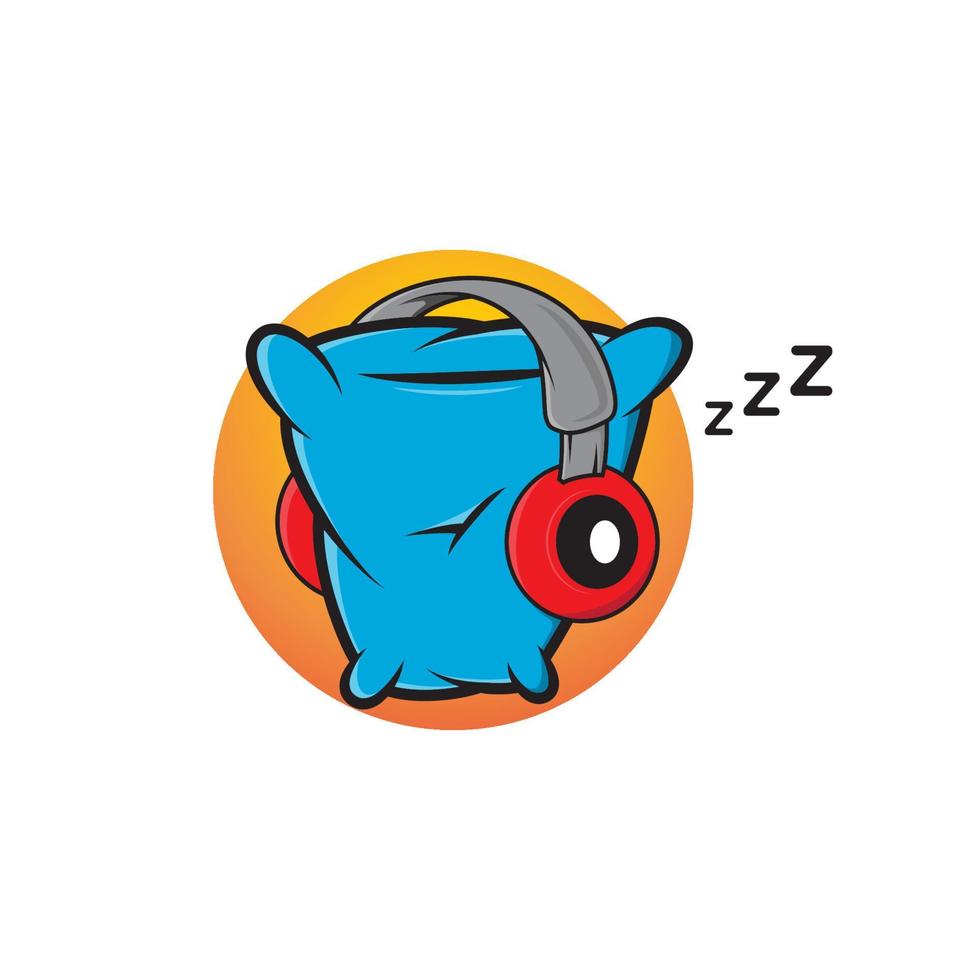 Relax-Musik-Logo vektor