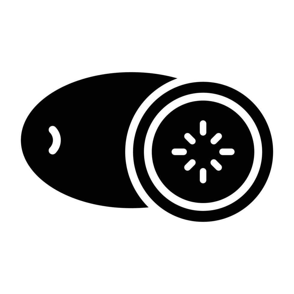 kiwi vektor ikon som enkelt kan ändra eller redigera