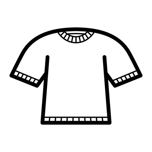 T-tröja mall vektor