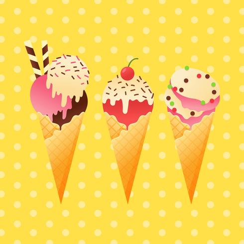 Sommar Ice Cream Vector