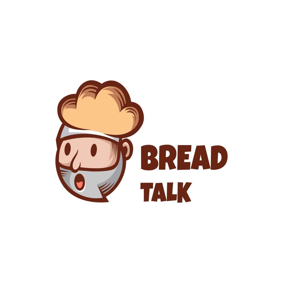 illustration vektorgrafik av brödprat, bra för logotypdesign vektor