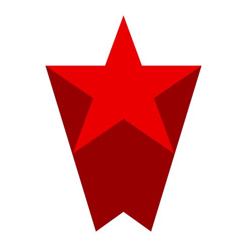 Stern-Vektor-Symbol vektor