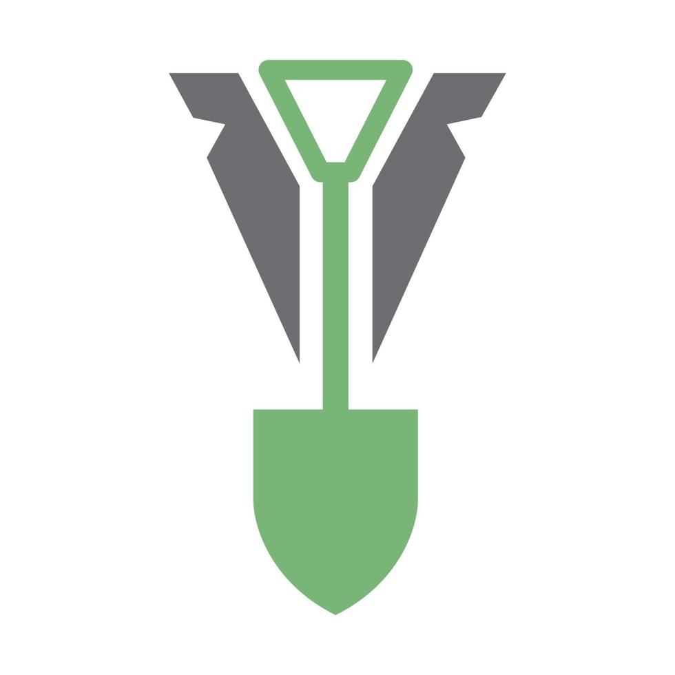 spade med kostym affärslogotyp vektor symbol ikon design illustration