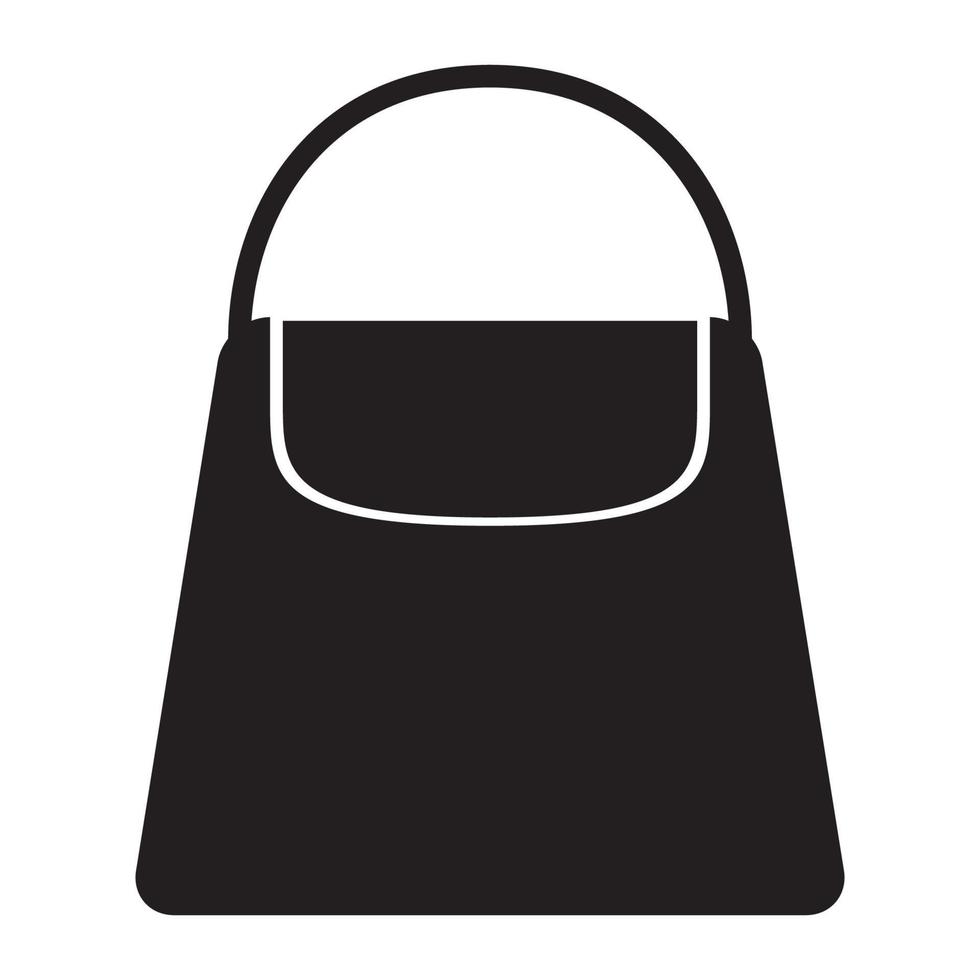 Frauen Tasche Mode Silhouette Logo Symbol Symbol Vektorgrafik Design Illustration vektor
