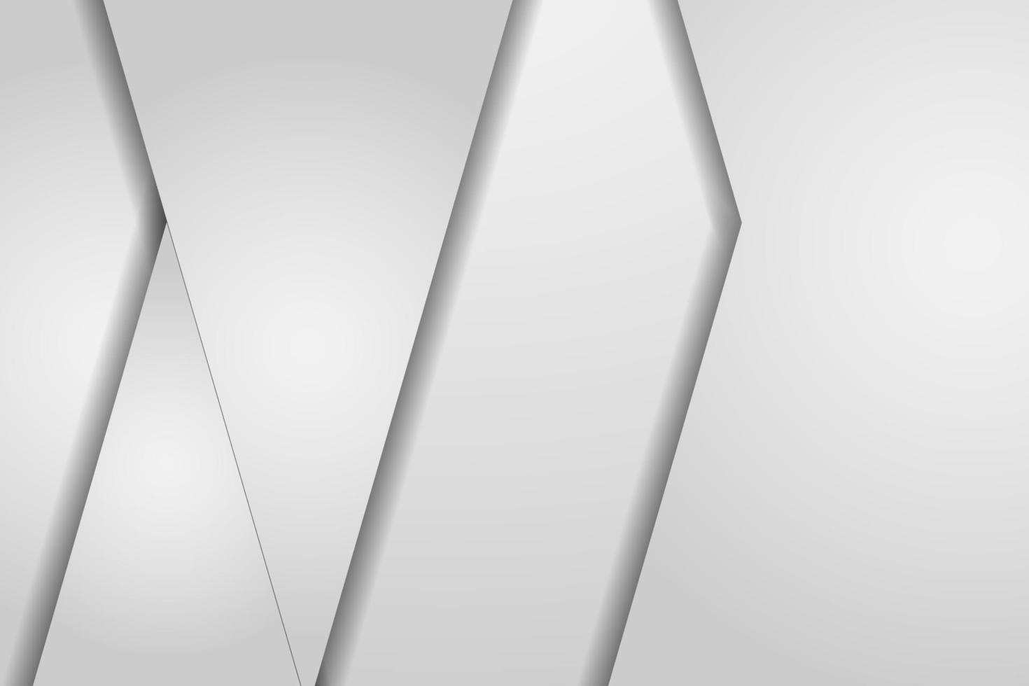 vit bakgrund abstrakt med modern design grå vektor