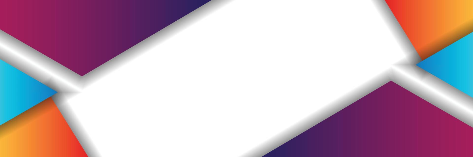 Set Banner Hintergrund Vorlage mit moderner Form kostenlose Vektorgrafiken vektor