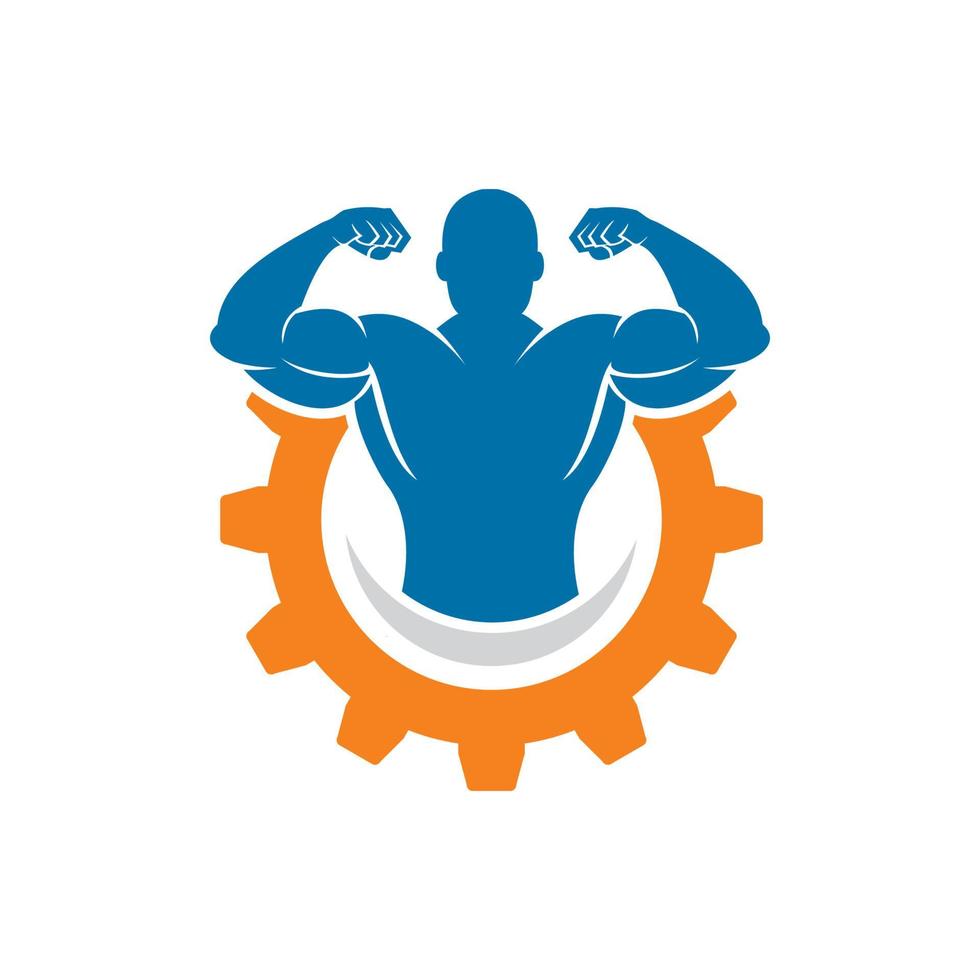 fitness logotyp, gym logotyp vektor