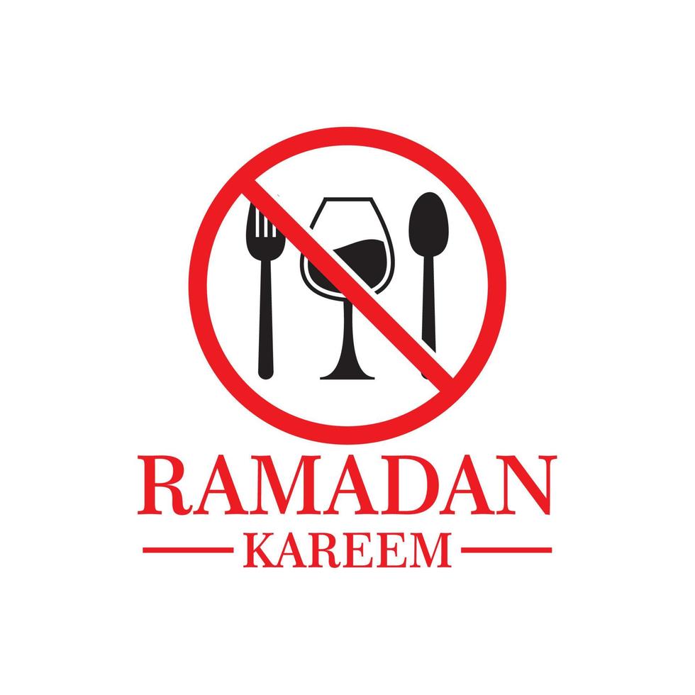ramadan fasta vektor, ramadan logotyp vektor