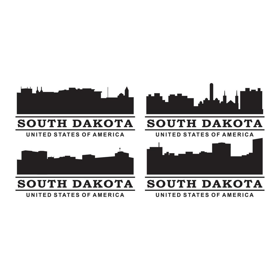 South dakota logotyp vektor