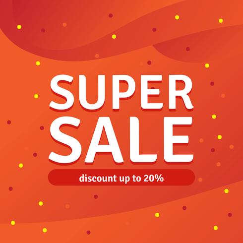 Super Sale-Rabatt Bis zu 20%, Vektor