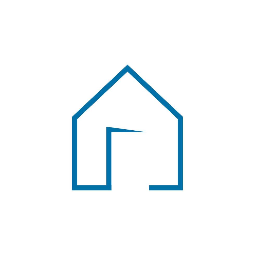 immobilienlogo, miethauslogo vektor