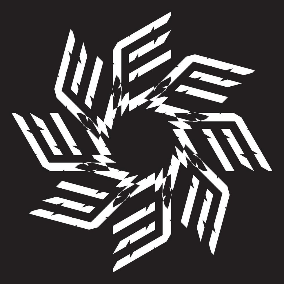 vektor geometrisk abstrakt bild för logotypen eller annat