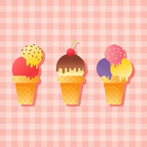 Sommar Ice Cream Vector