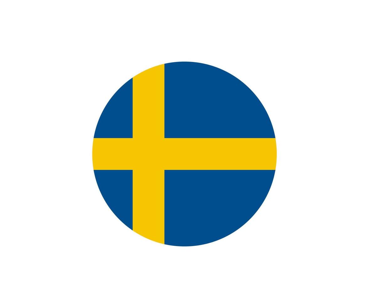 svenska flaggan vektor ikon. sveriges flagga.