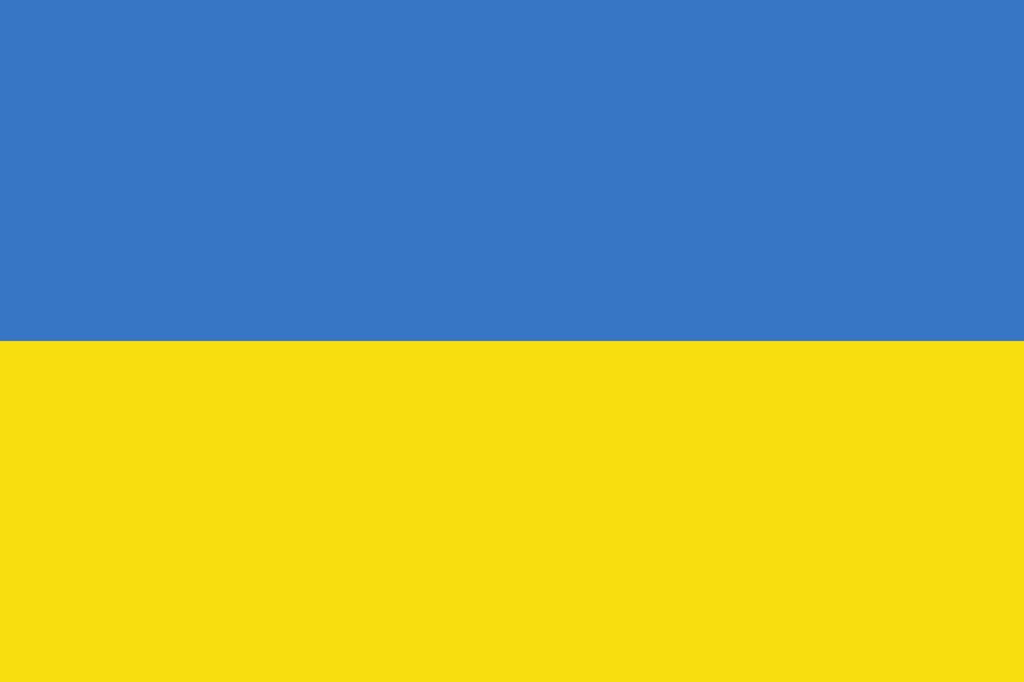 Vektorsymbol der ukrainischen Flagge. die flagge der ukraine. vektor