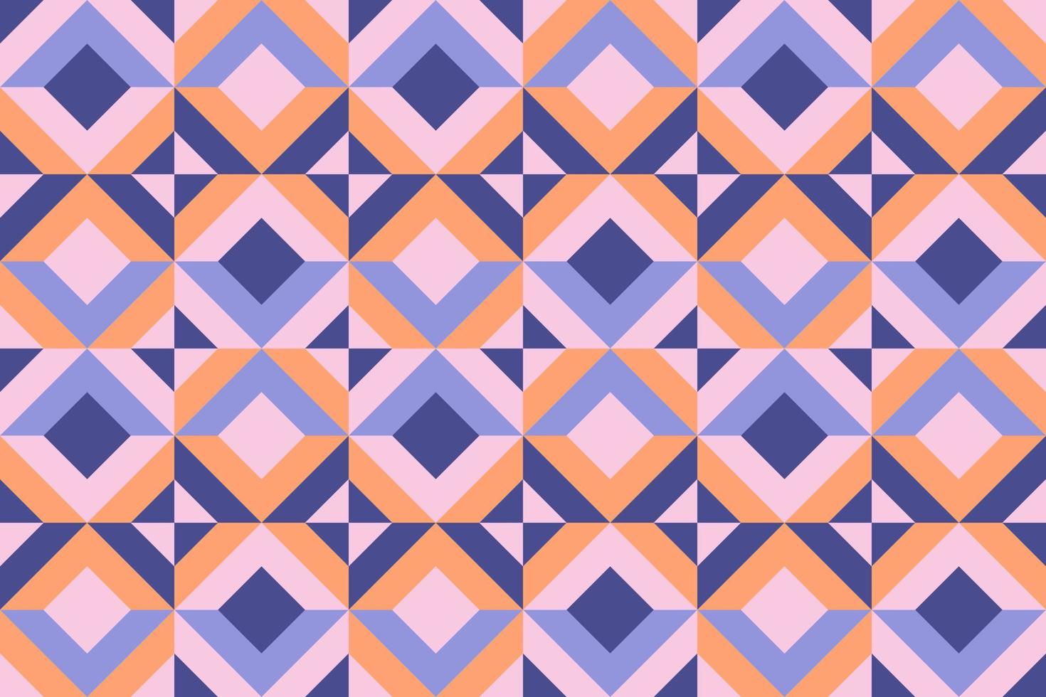 geometriska sömlösa mönster, färgglada abstrakta geometriska grafiska mönster enkelt mönster, färgtrender 2022 vektor